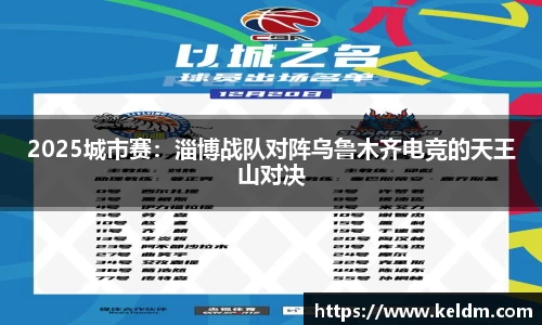 2025城市赛：淄博战队对阵乌鲁木齐电竞的天王山对决